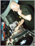 DJ Krid P. an der Cyborg Trance in ST-Gallen