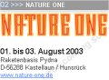 Nature One :: 1. + 2. + 3. August 2003