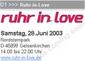 Ruhr in Love :: 28. Juni 2003